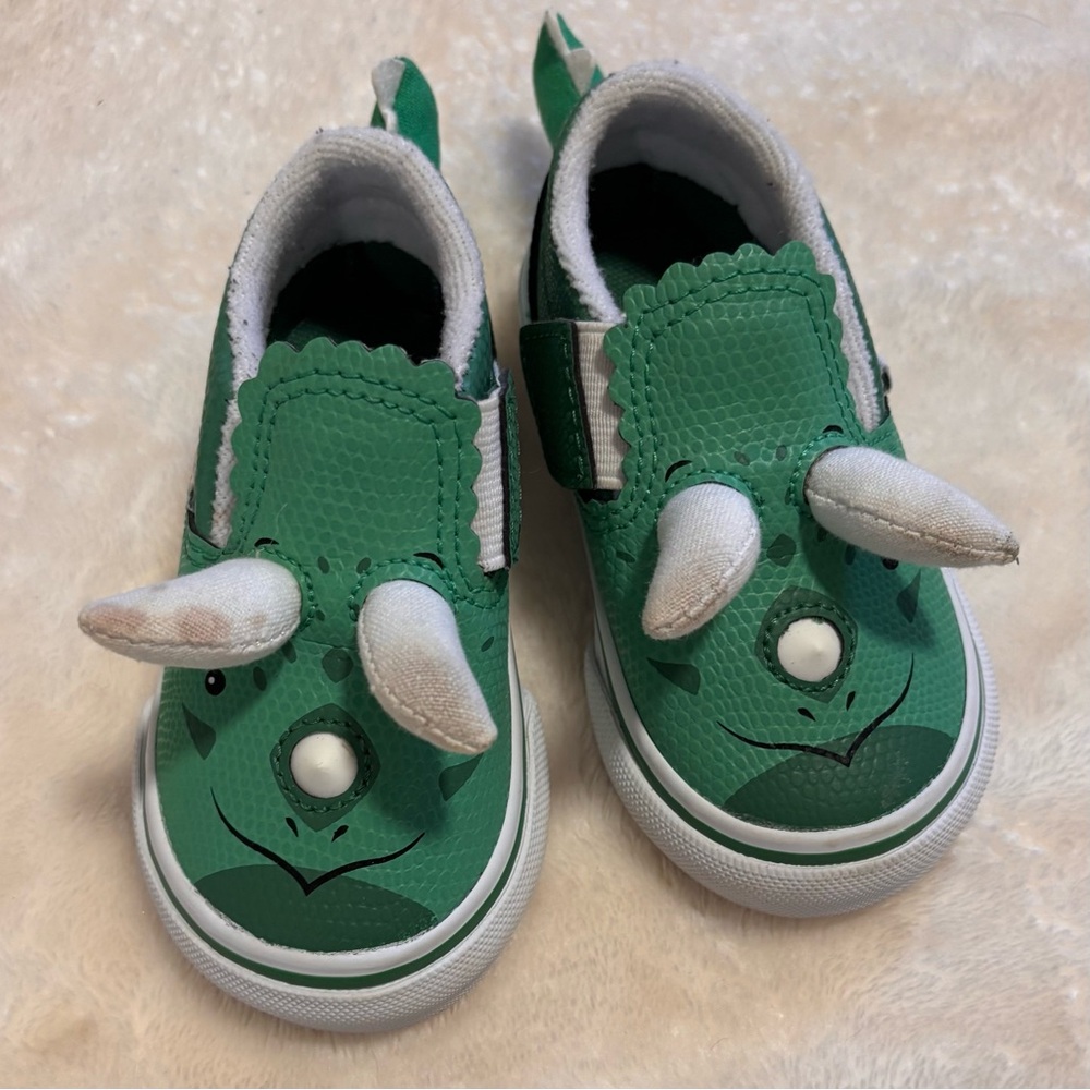 Green Dinosaur vans